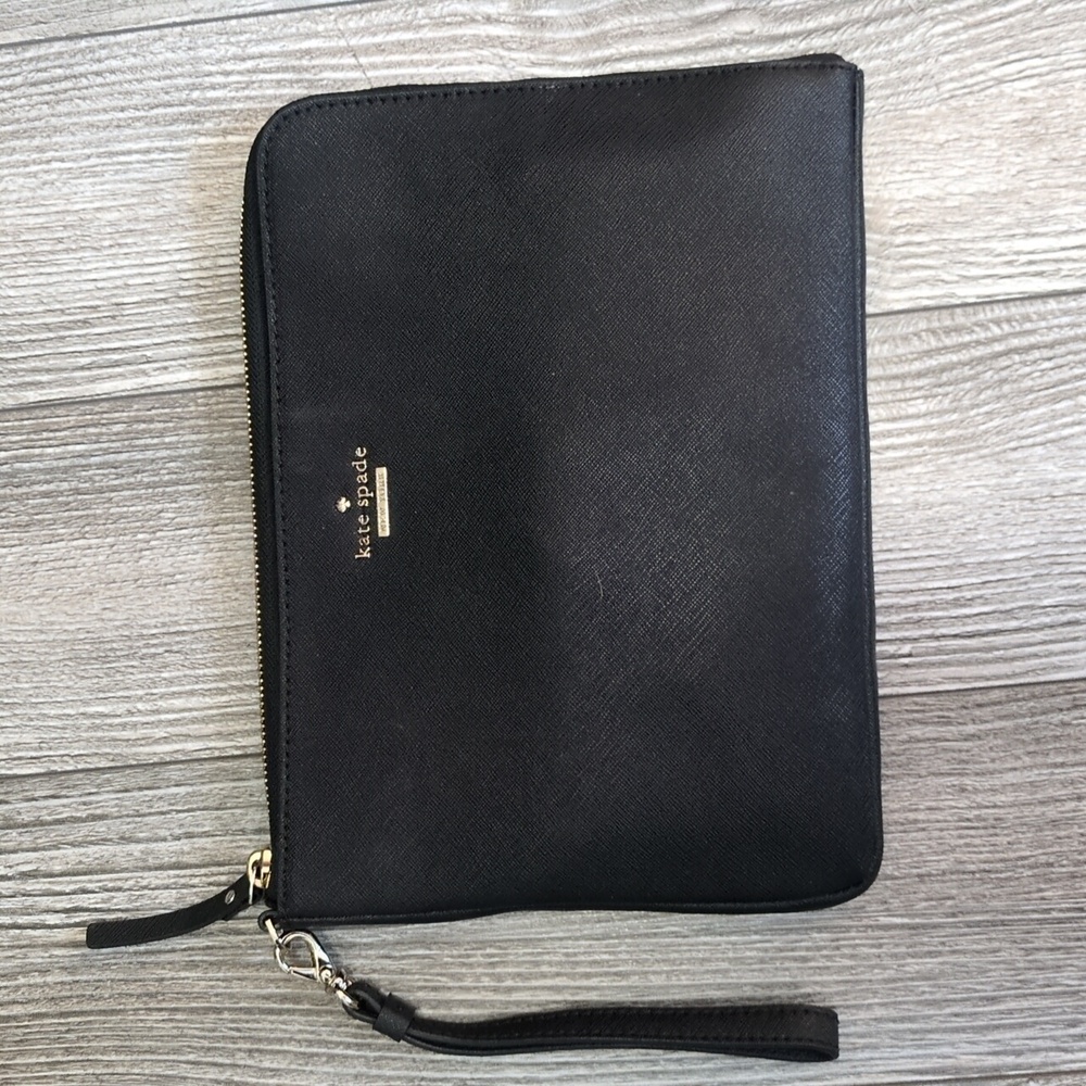 Kate Spade Just Charge It Black Clutch